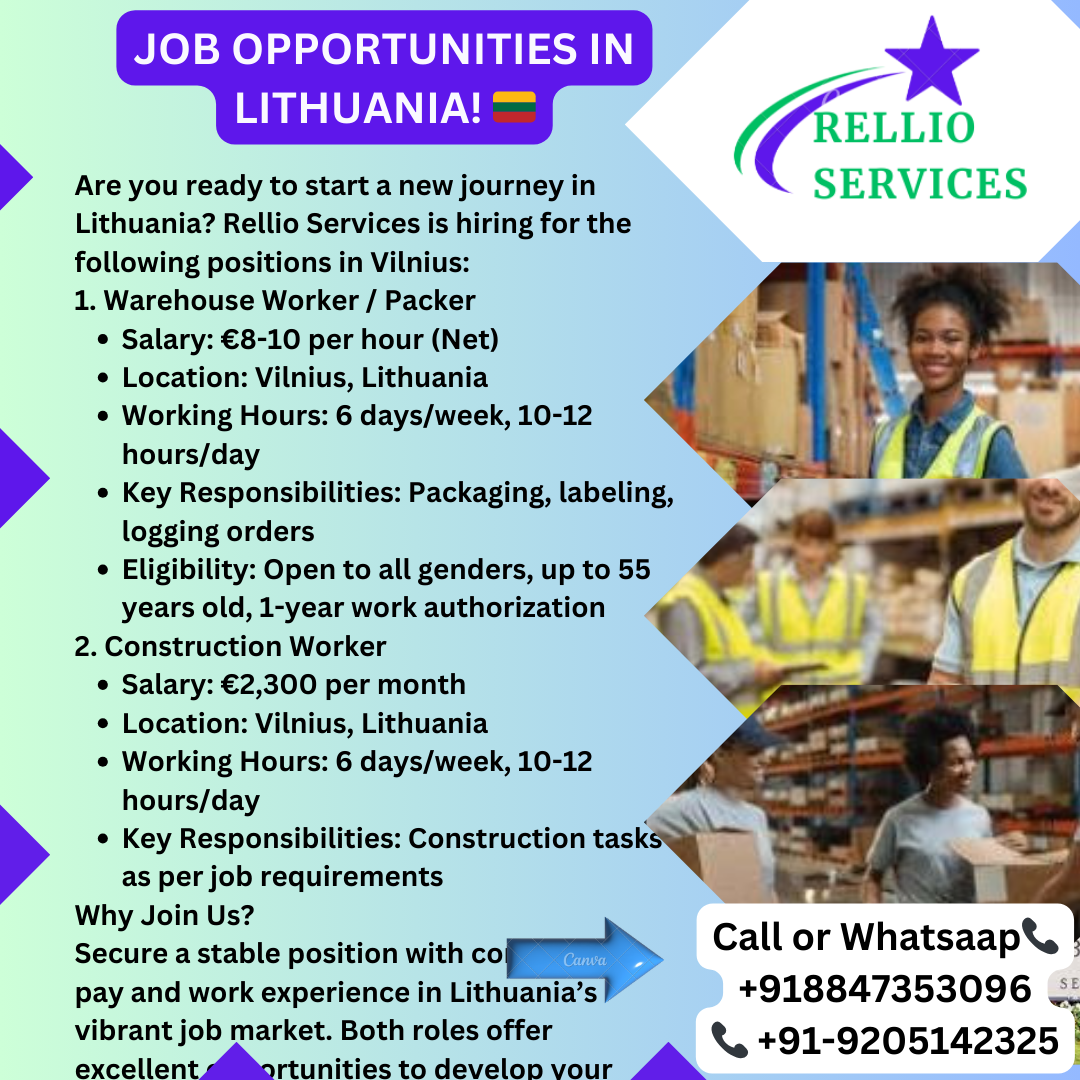 Job Opportunities in Lithuania